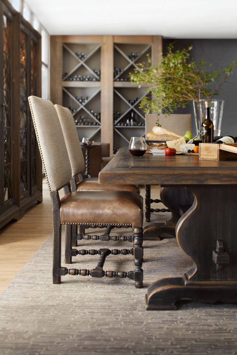 Bandera 86in Table In Dark Wood